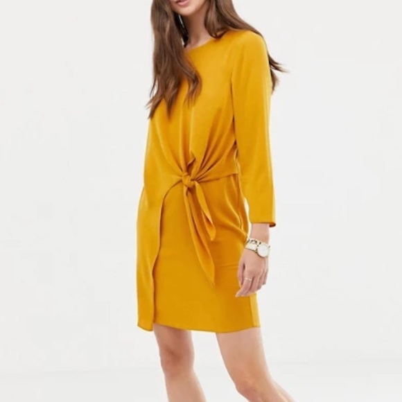 NWT ASOS knot front cocktail dress - Picture 2 of 4